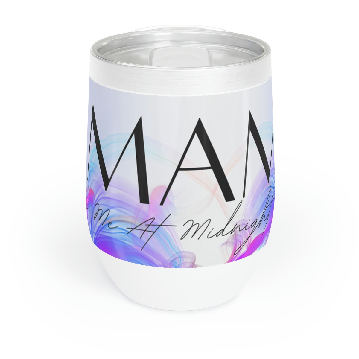 Kiss Me At Midnight 12 oz Wine Tumbler - Image 2