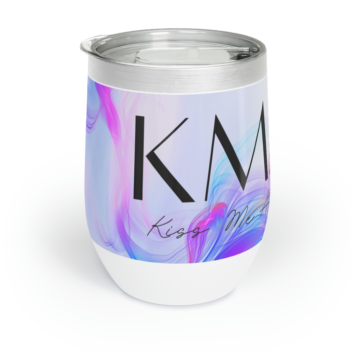 Kiss Me At Midnight 12 oz Wine Tumbler - Image 4